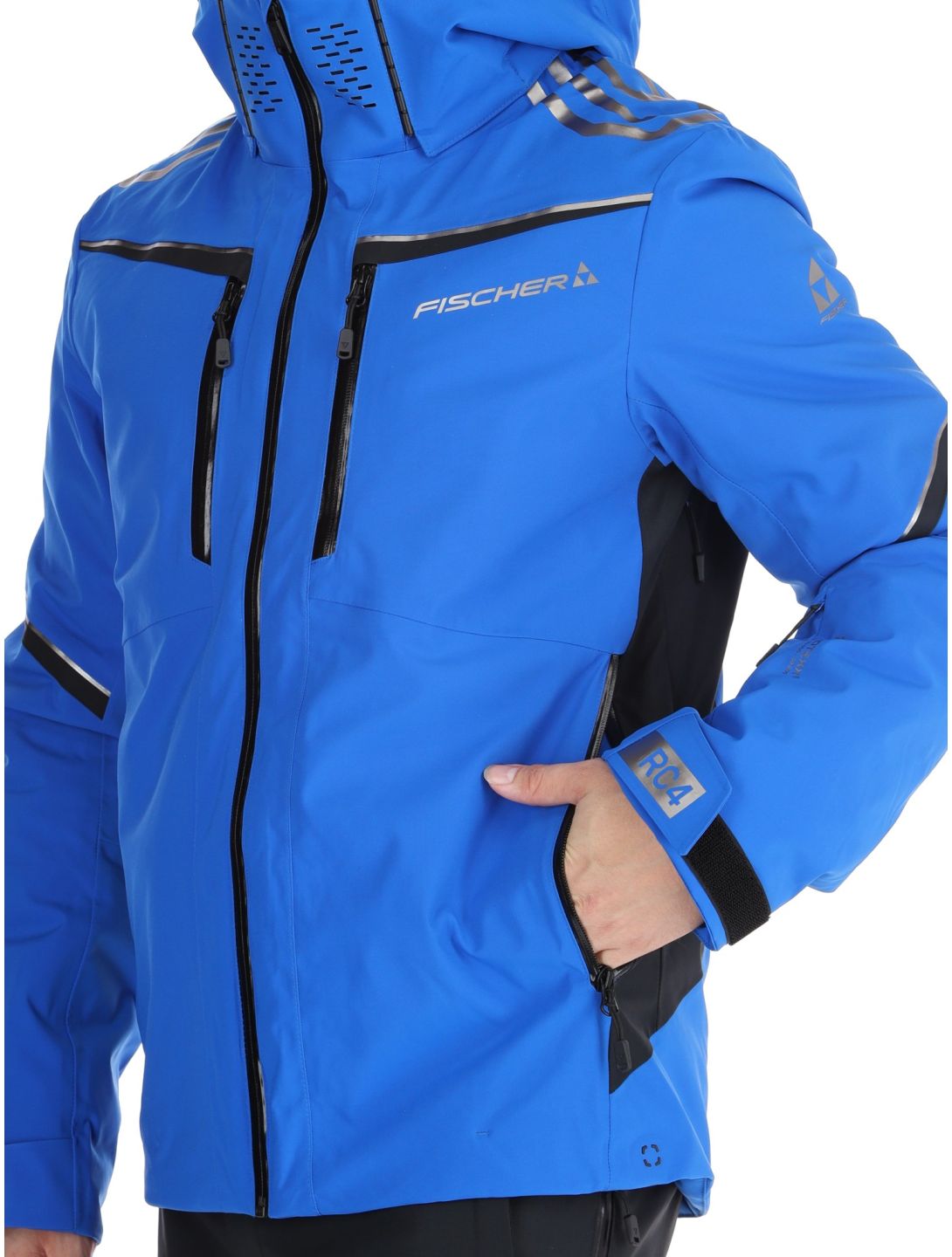 Fischer, RC4 ski jacket men Prince Blue blue 