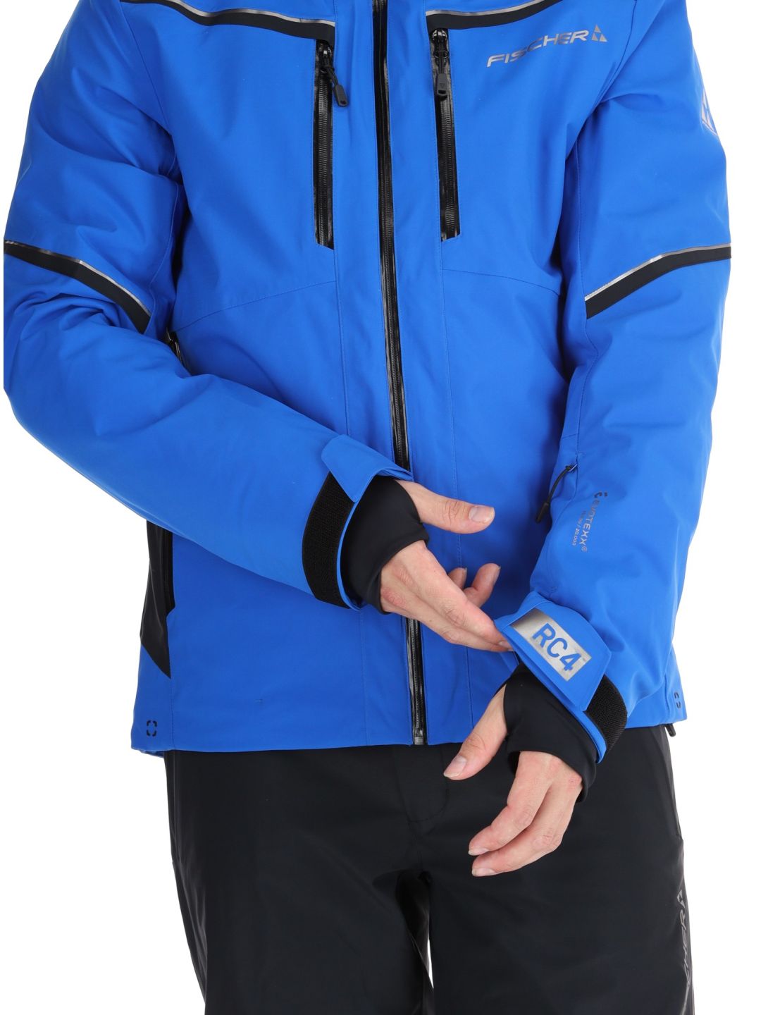 Fischer, RC4 ski jacket men Prince Blue blue 