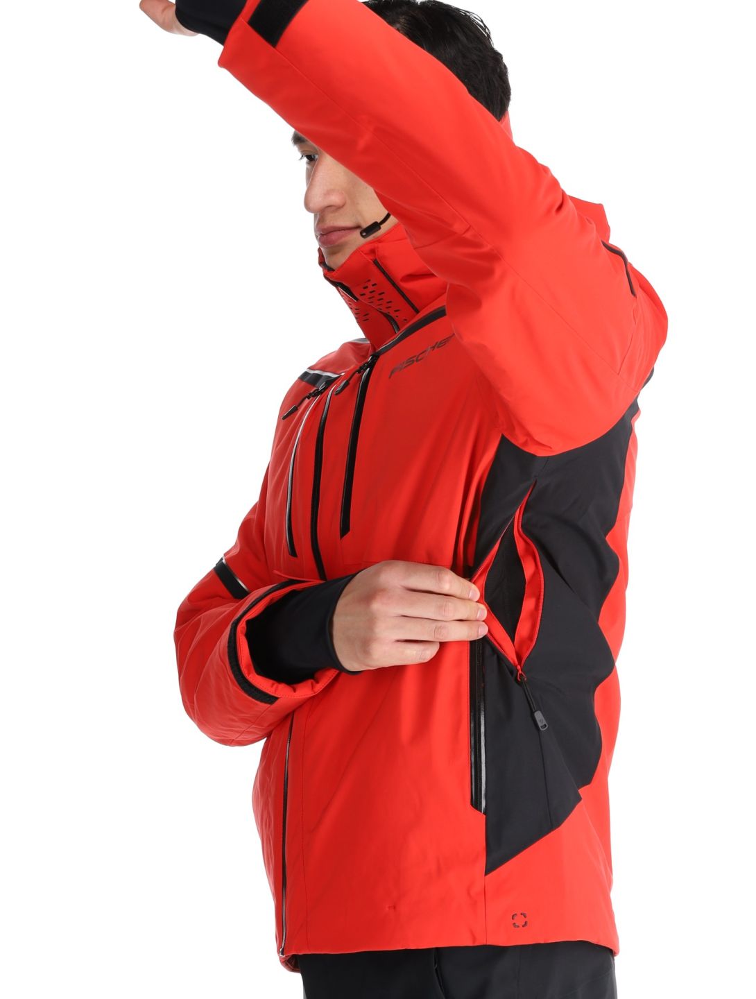 Fischer, RC4 ski jacket men Red red 