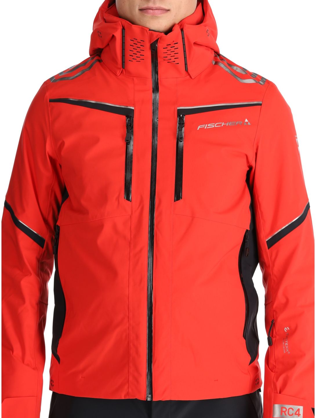 Fischer, RC4 ski jacket men Red red 