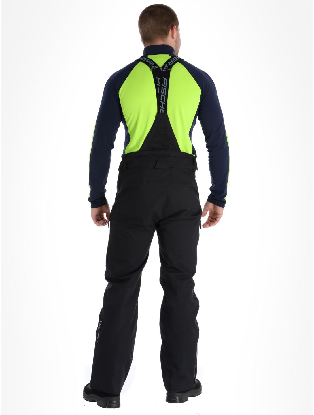 Fischer, RC4 ski pants men Black black 