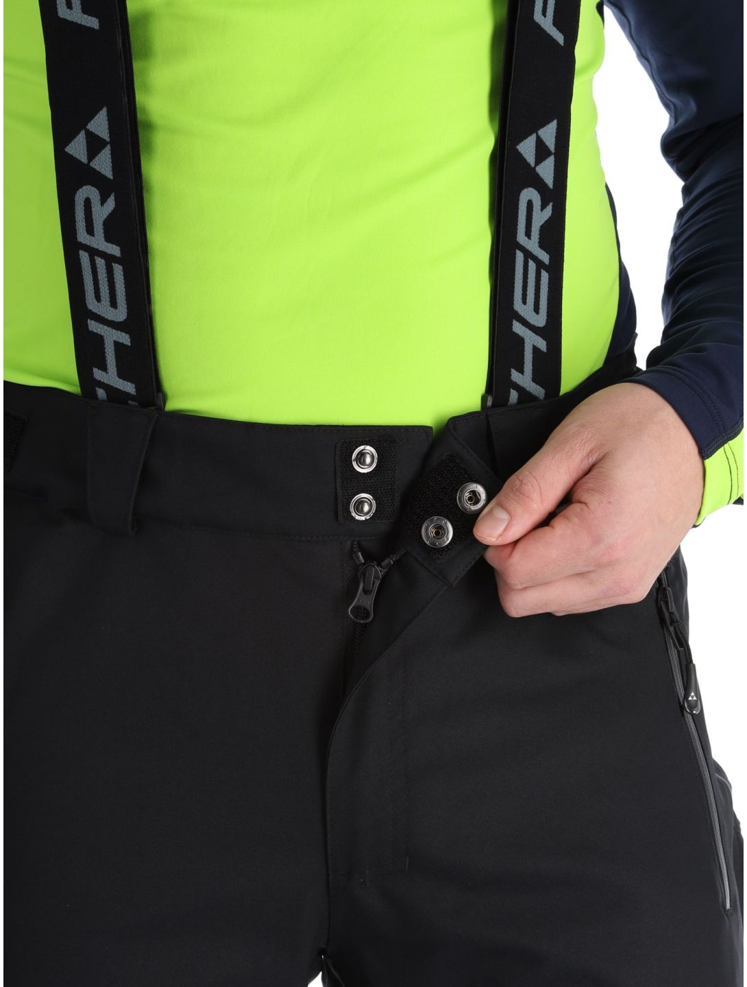 Fischer, RC4 ski pants men Black black 