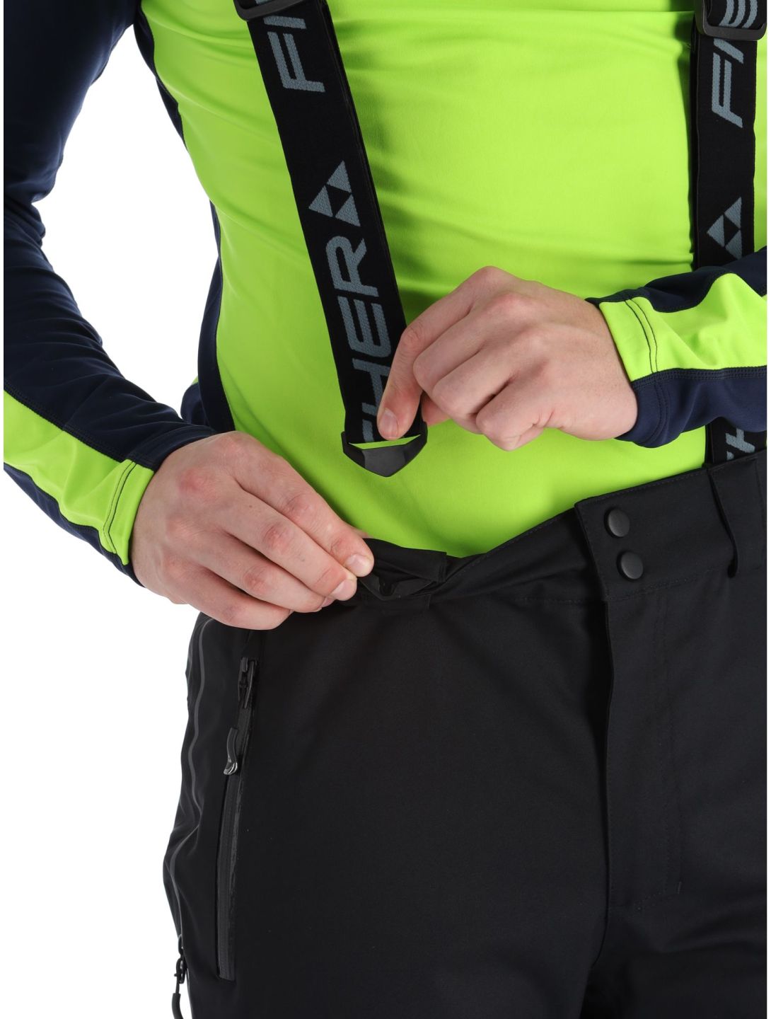 Fischer, RC4 ski pants men Black black 