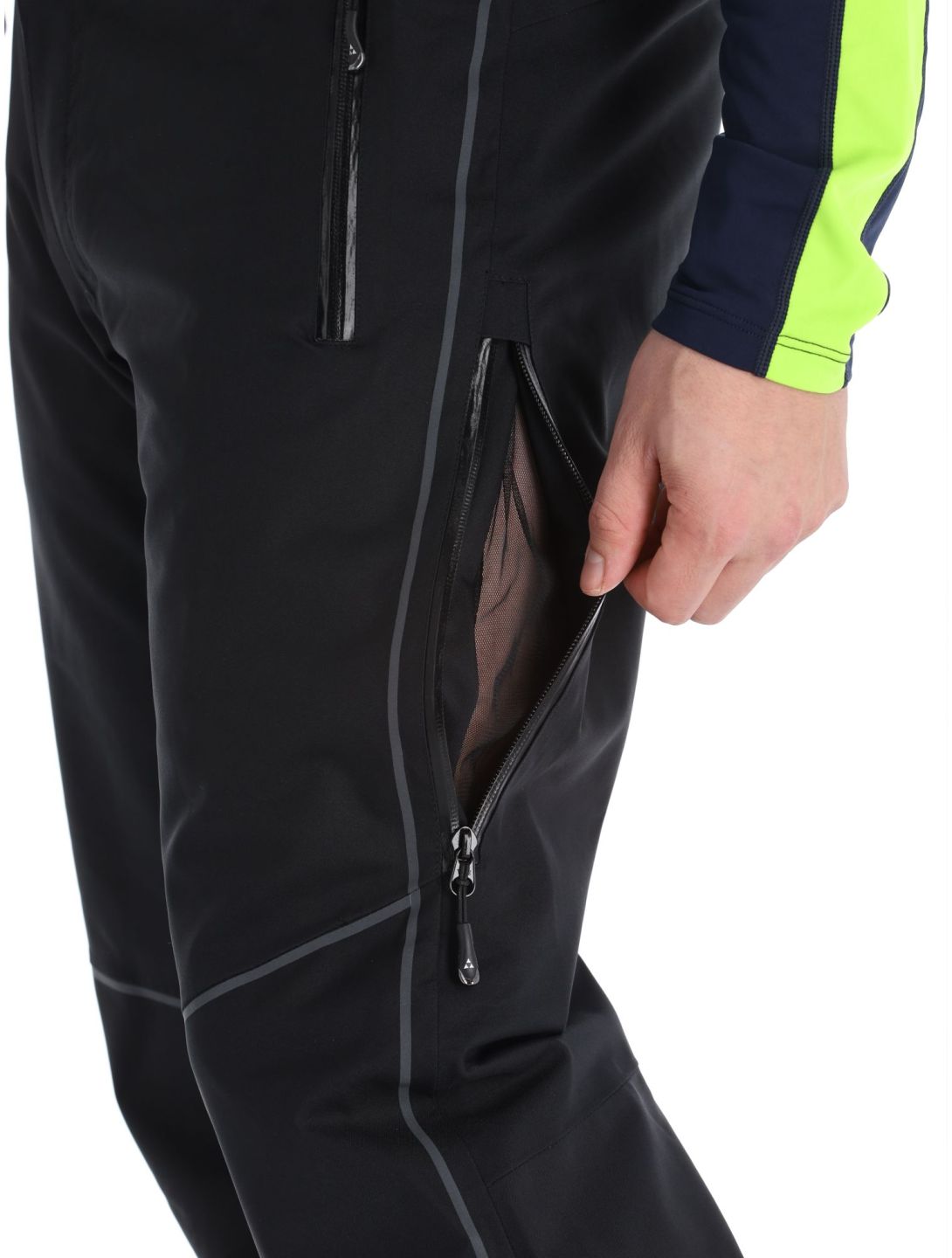 Fischer, RC4 ski pants men Black black 