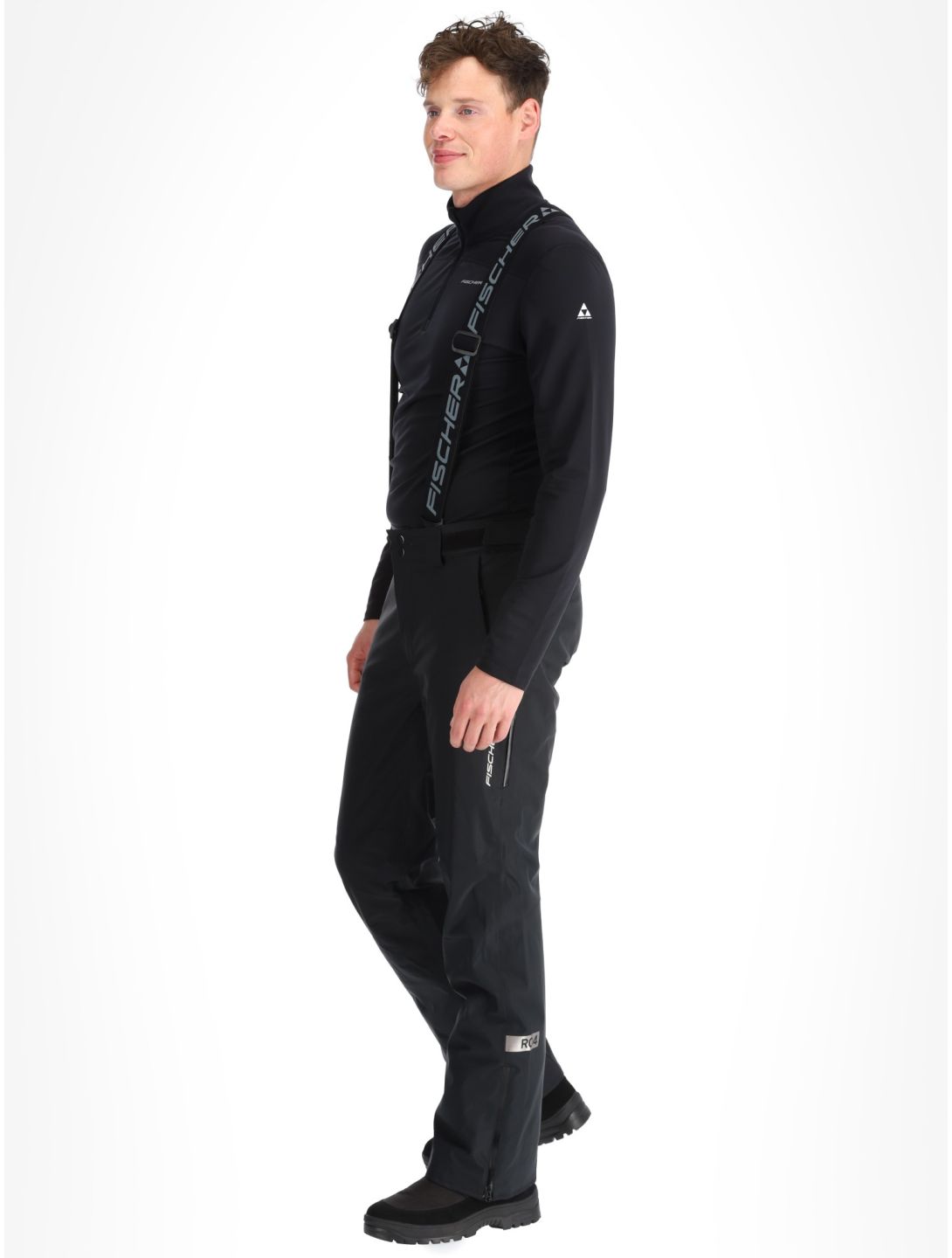 Fischer, RC4 ski pants men Black black 