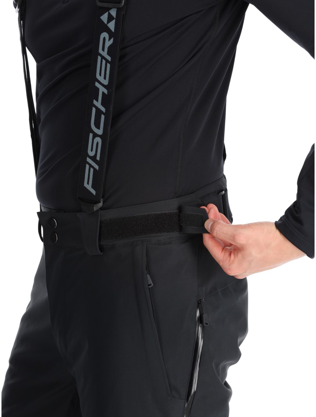 Fischer, RC4 ski pants men Black black 