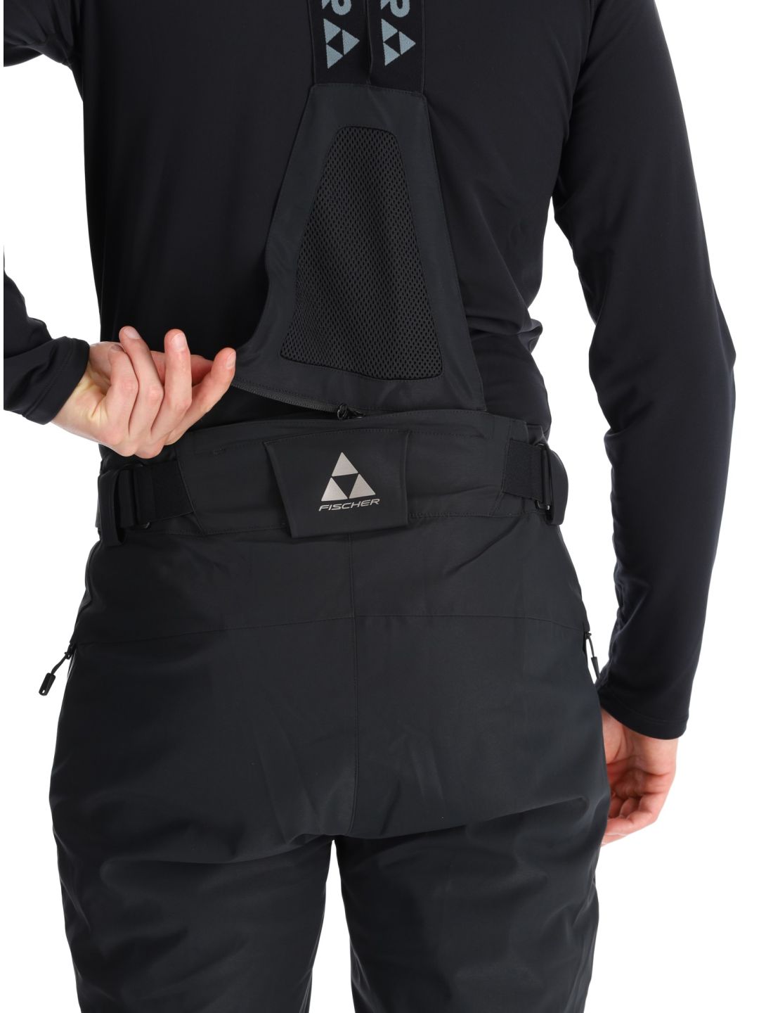 Fischer, RC4 ski pants men Black black 