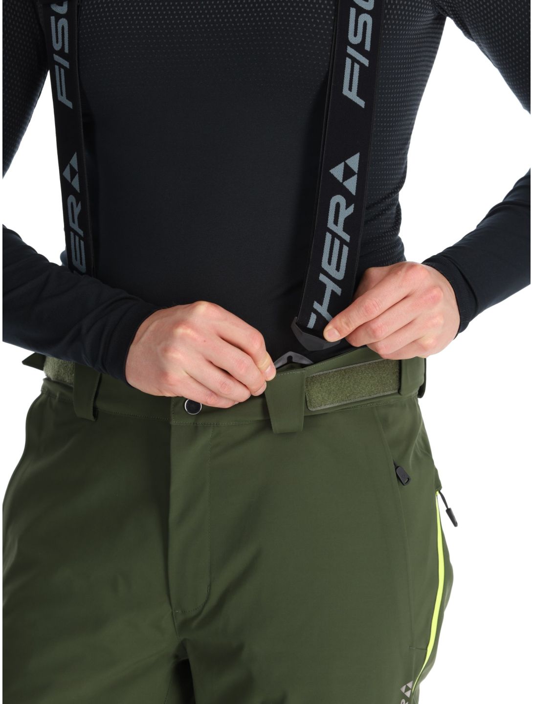 Fischer, RC4 ski pants men Rifle Green green 