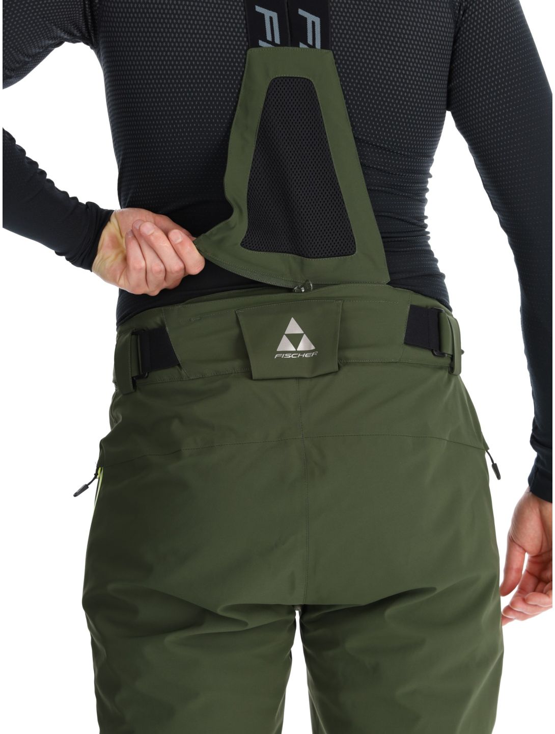 Fischer, RC4 ski pants men Rifle Green green 