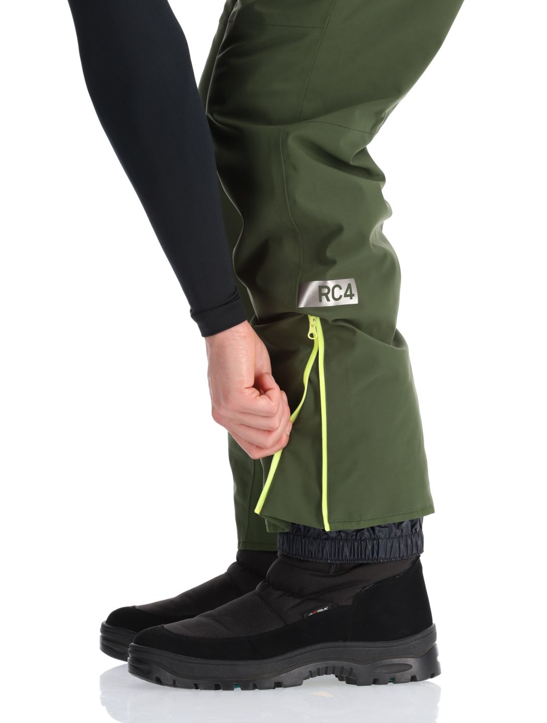 Fischer, RC4 ski pants men Rifle Green green 