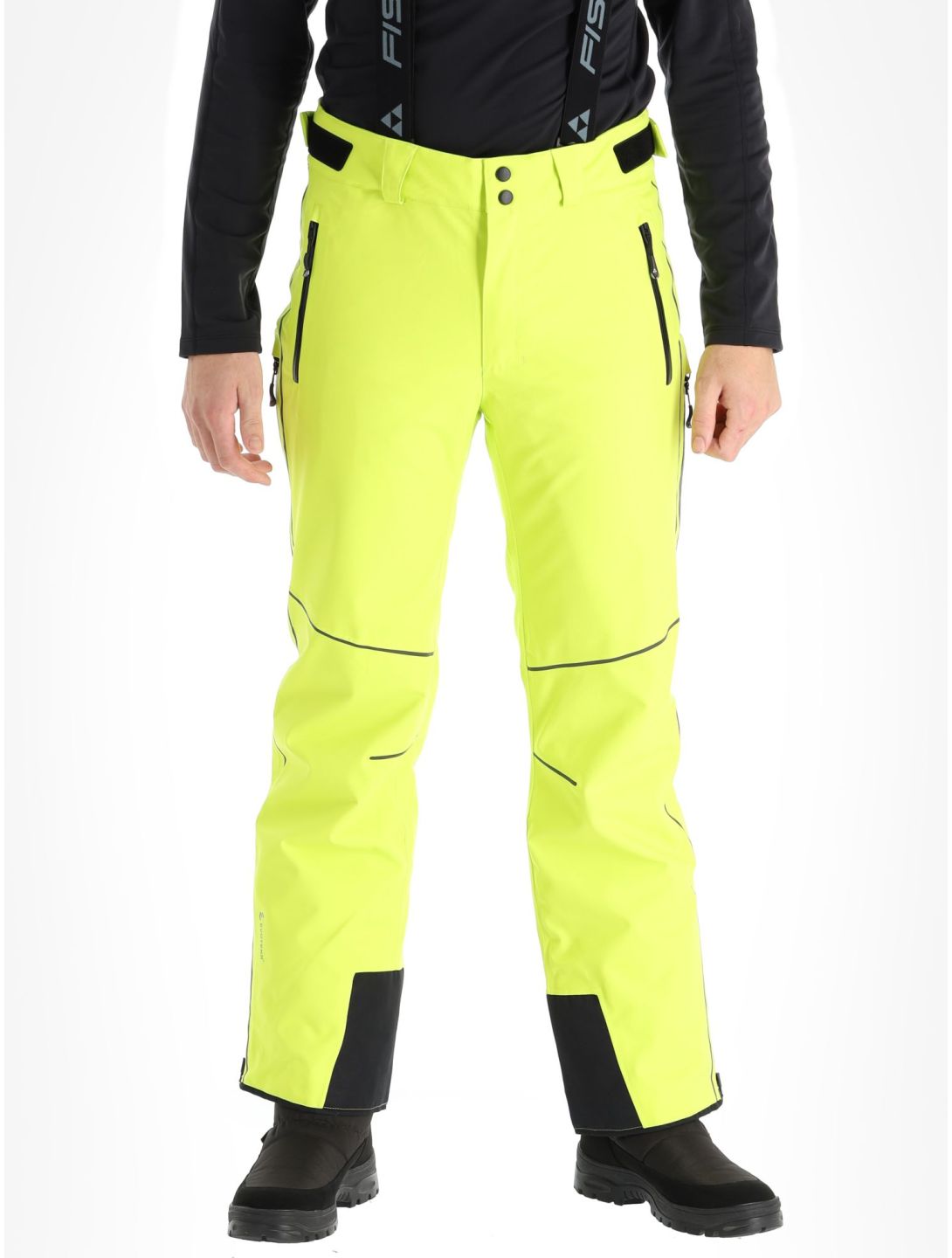 Fischer, RC4 ski pants men Yellow yellow 