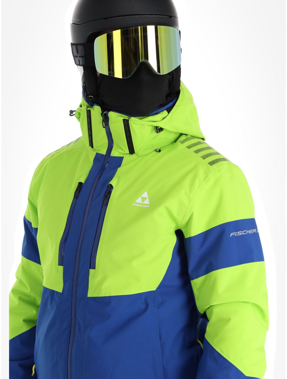 Fischer, Semmering ski jacket men Light Green blue, green 