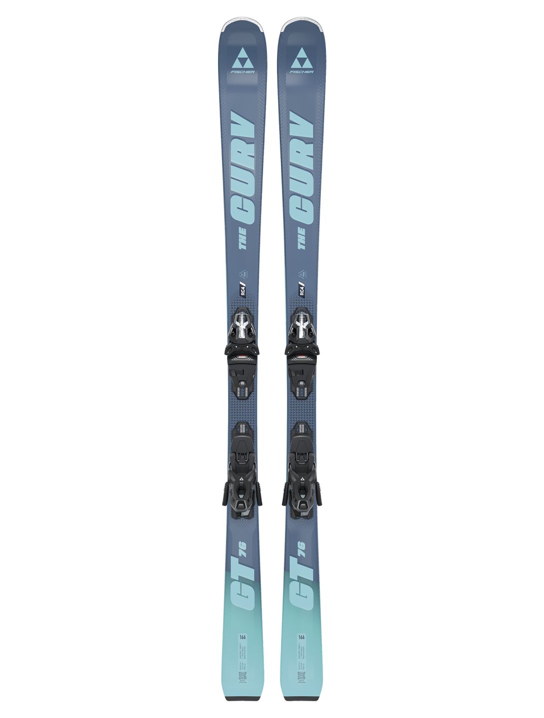 Fischer, The Curv Gt 76 TPR + RSW 10 PR skis unisex 