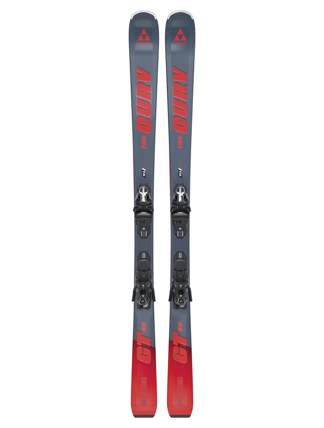 Fischer, The Curv Gt 80 TPR + RSW 11 PR skis unisex 