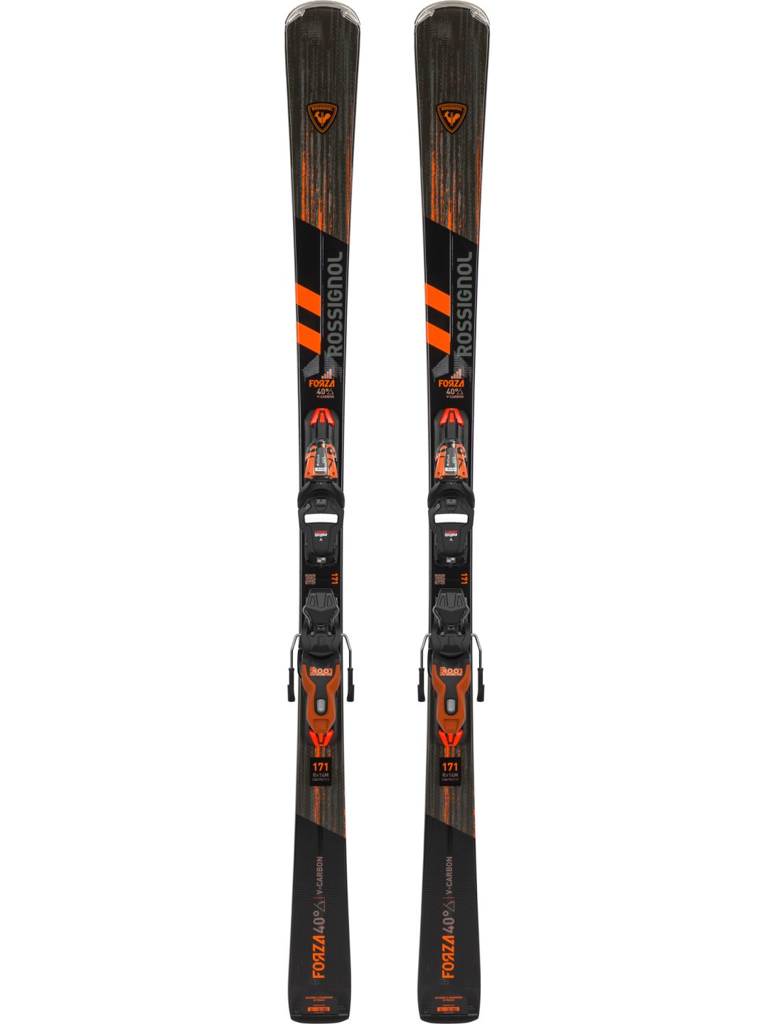 Rossignol, Forza 40° V-ca + Xpress 11 Gw (2024-2025) skis unisex Black black 