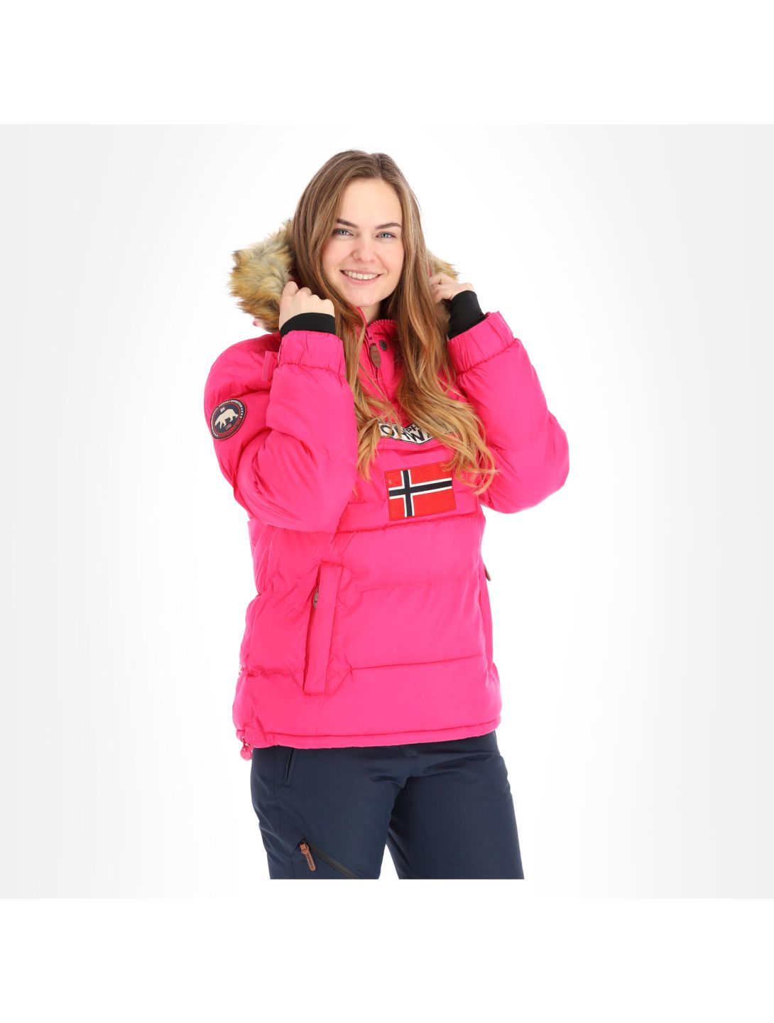 Geographical Norway, Belancolie 001 ski jacket women flashy pink 