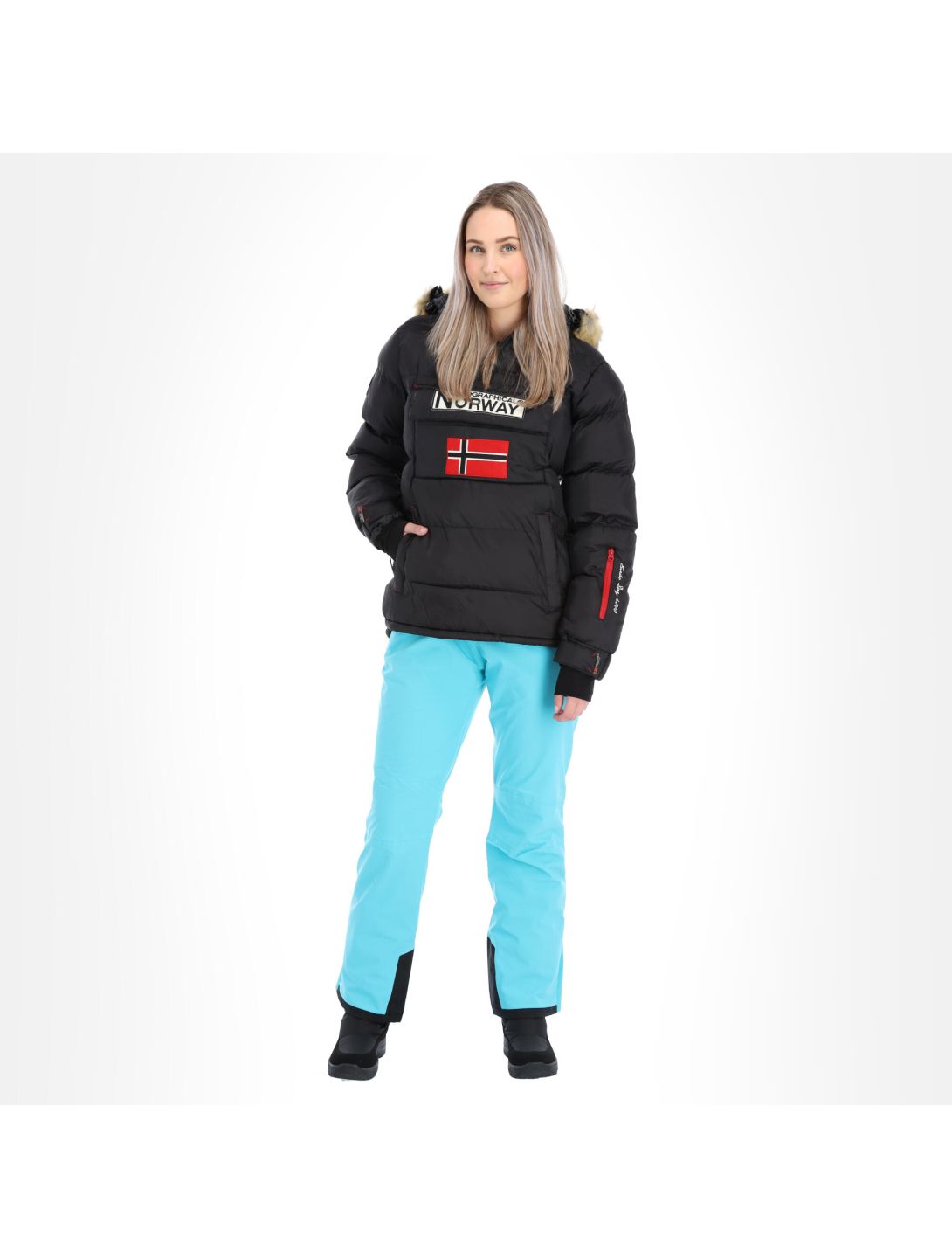 Geographical Norway, Belancolie 001 ski jacket women black 