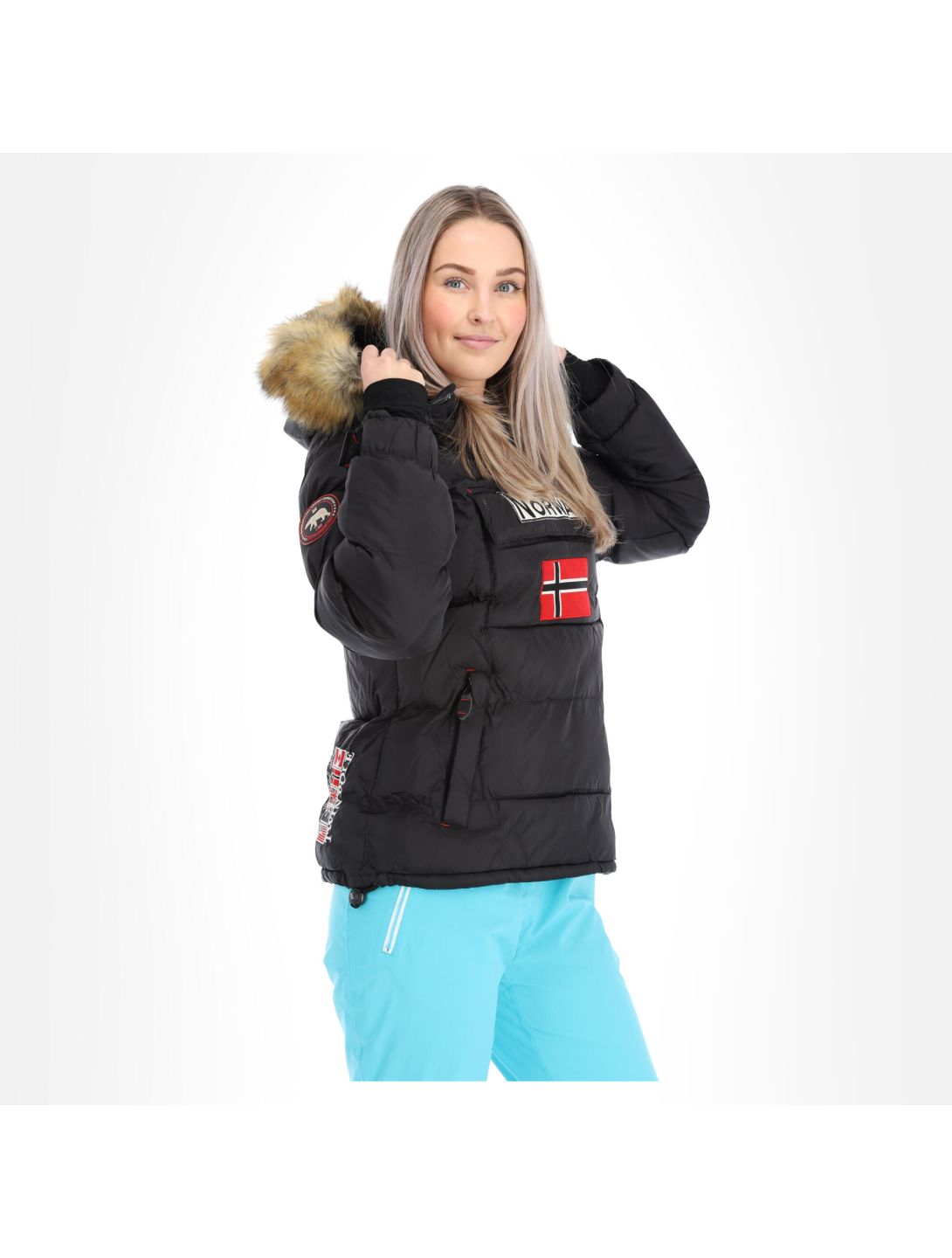 Geographical Norway, Belancolie 001 ski jacket women black 