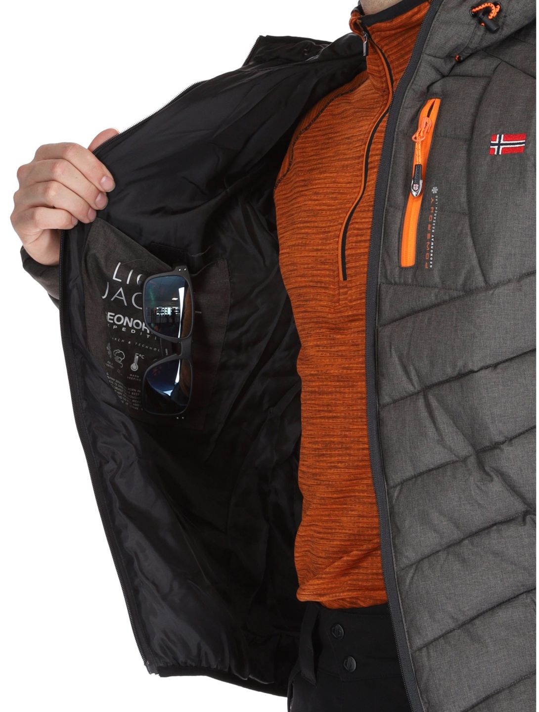 Geographical Norway, Bolchevic ski jacket men Dark Grey grey 