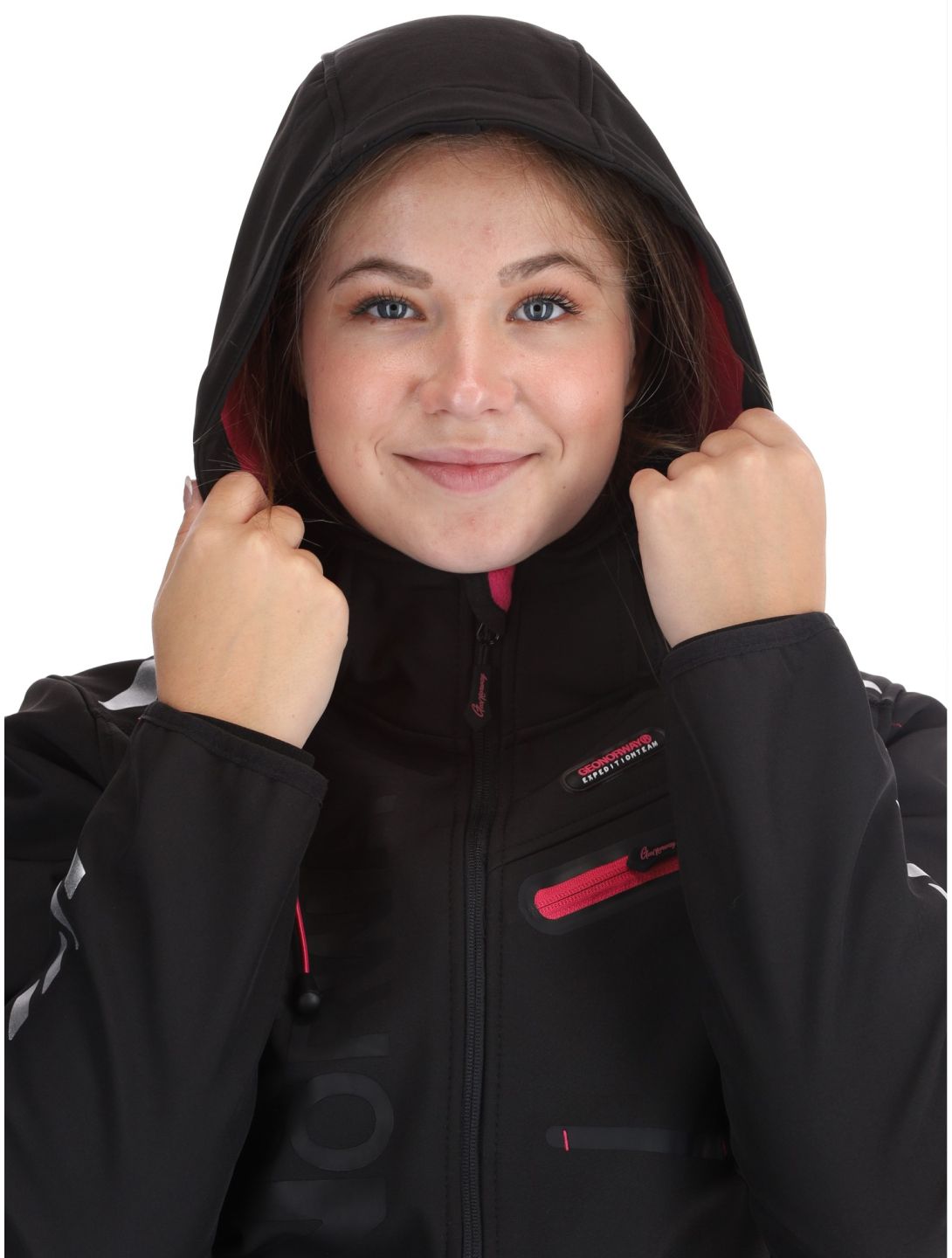 Geographical Norway, Reine softshell ski jacket women Black / Pink black, pink 