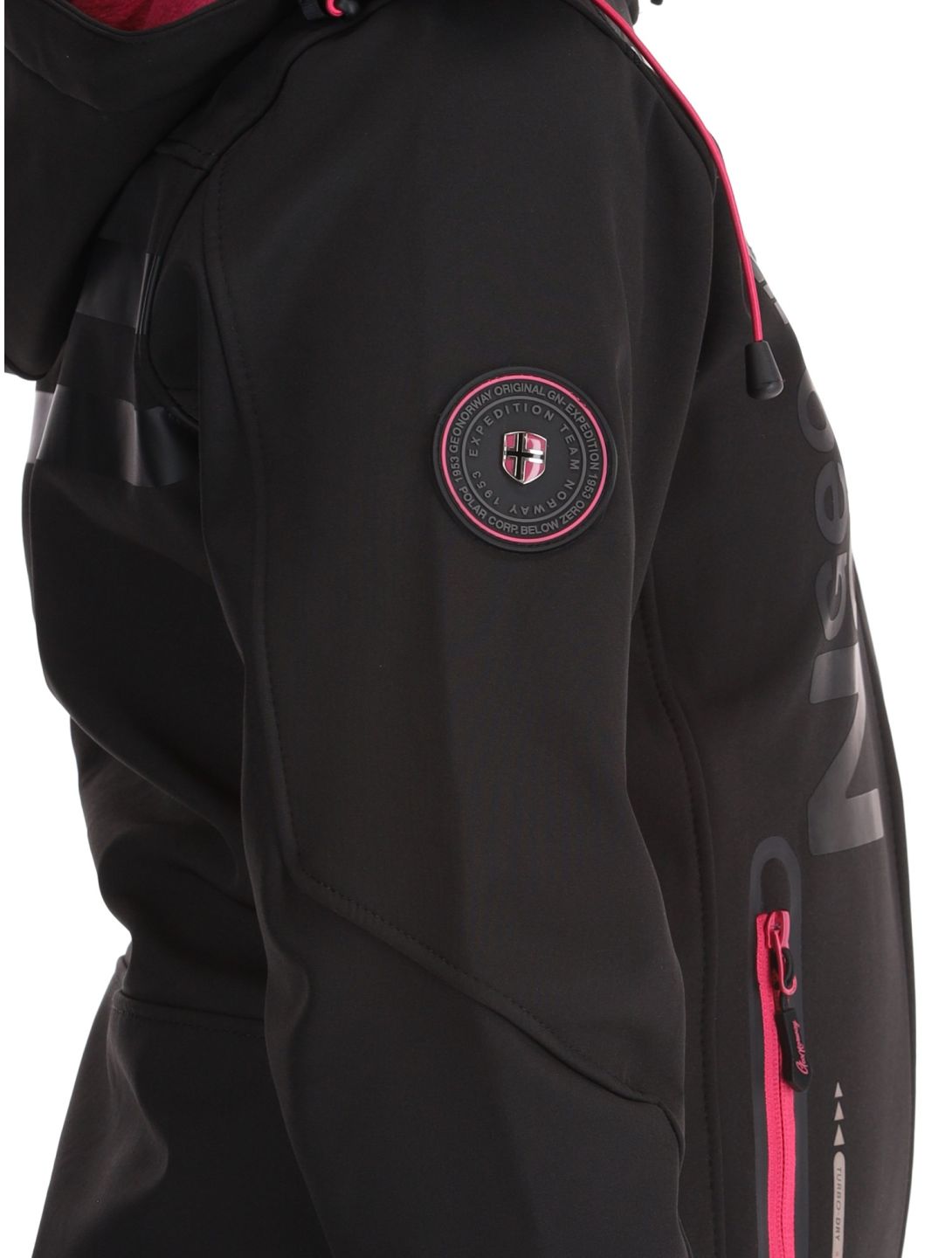 Geographical Norway, Reine softshell ski jacket women Black / Pink black, pink 