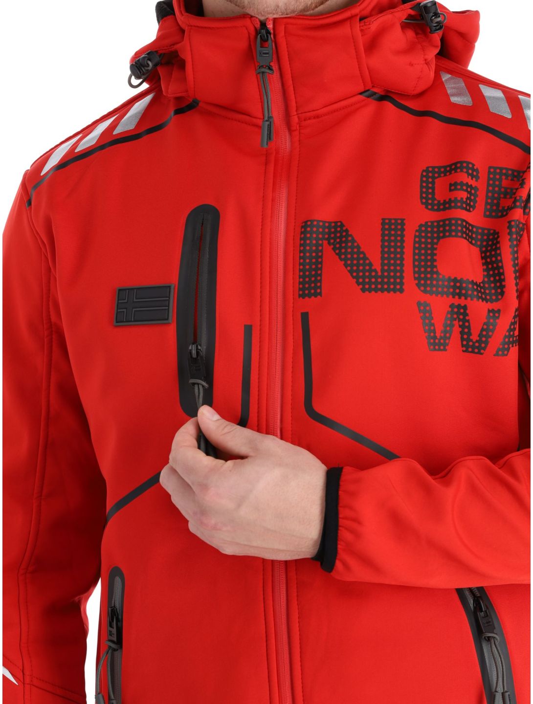 Geographical Norway, Target , softshell ski jacket, men, red