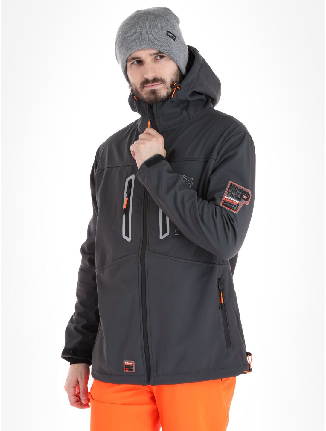 Geographical Norway, Trevar softshell ski jacket men Dark Grey grey 