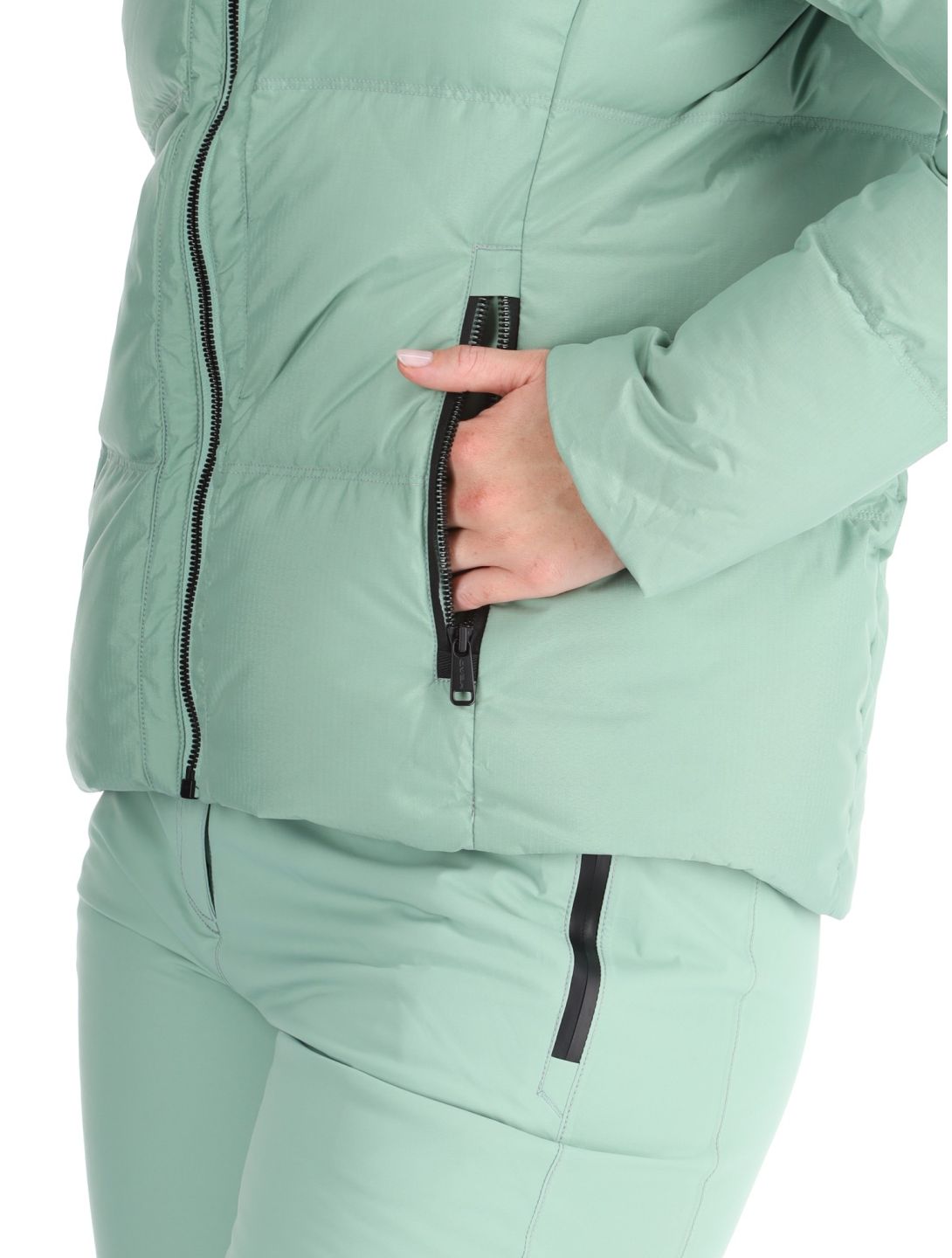 Head, Ashley ski jacket women Nile Green green 