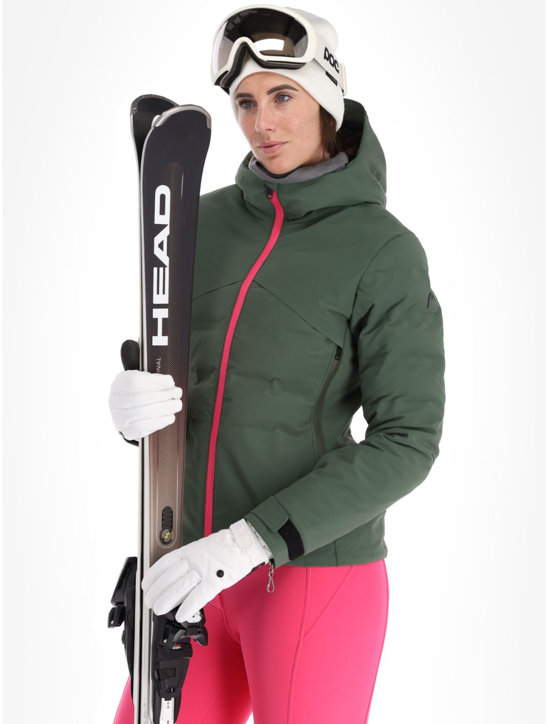 Head, Chloe ski jacket women Thyme Green green 