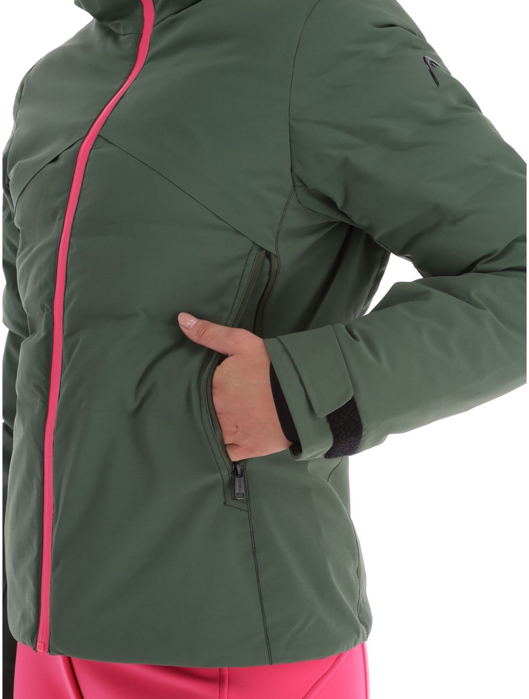 Head, Chloe ski jacket women Thyme Green green 