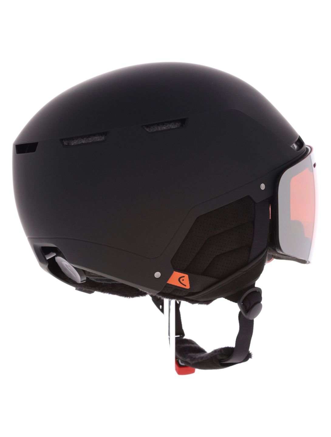 Head, Cinema W ski helmet with visor unisex Black black 