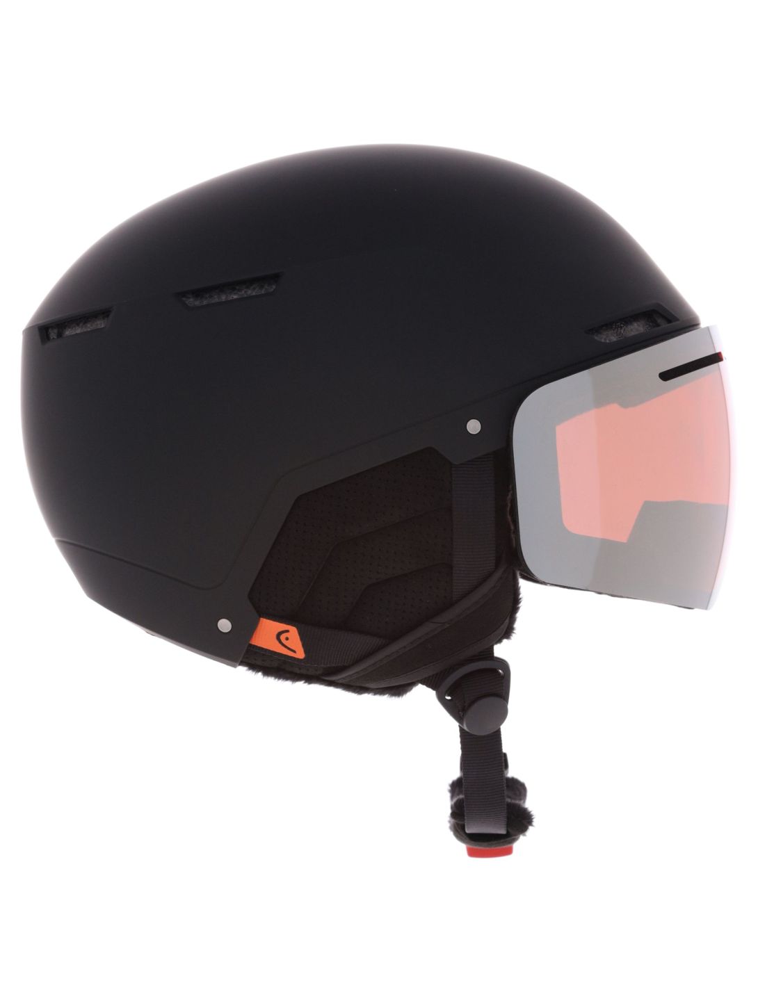 Head, Cinema W ski helmet with visor unisex Black black 