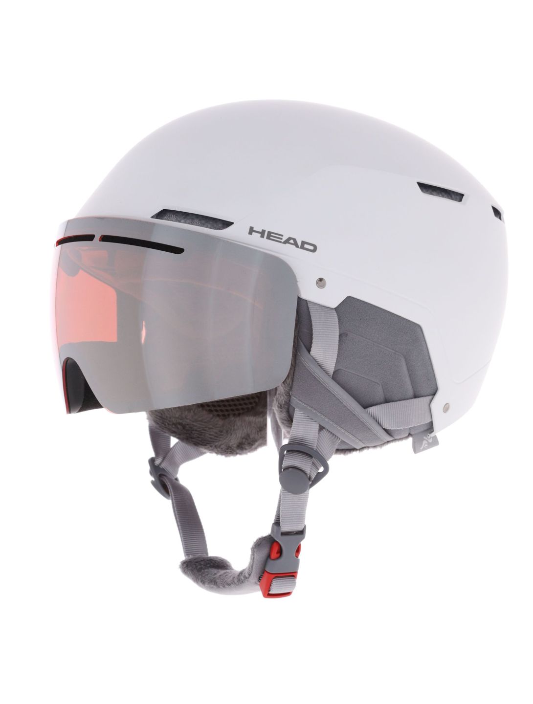 Head, Cinema W ski helmet with visor unisex White white 