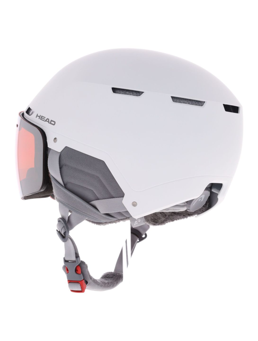 Head, Cinema W ski helmet with visor unisex White white 