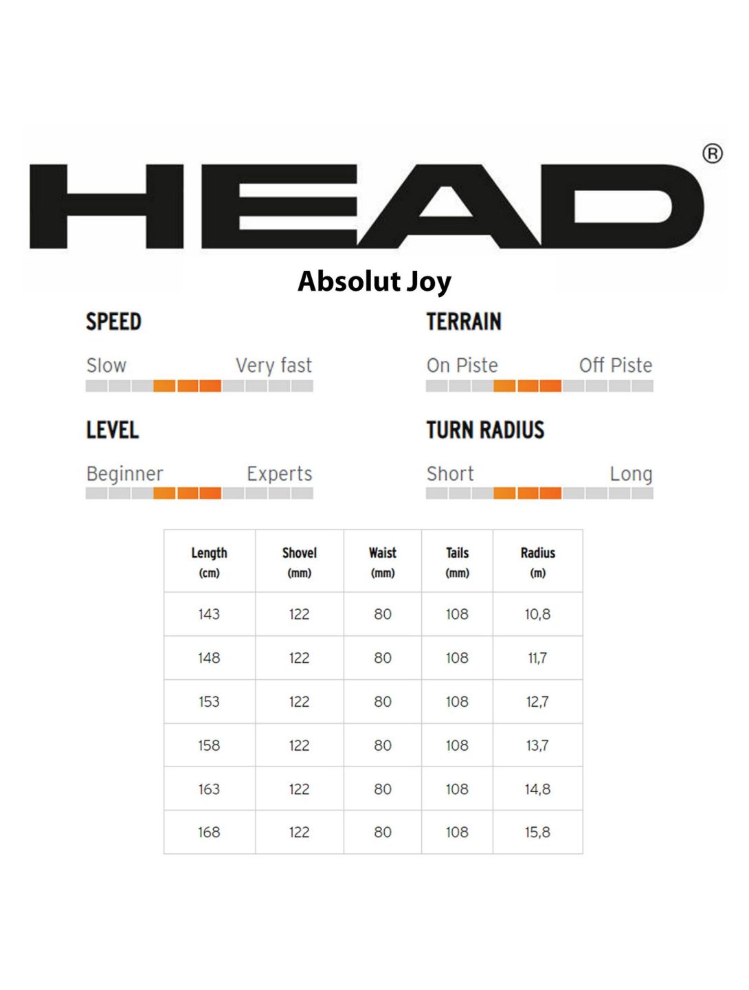 Head, e.absolut Joy + Joy 9 GW SLR (2023/24) skis women 