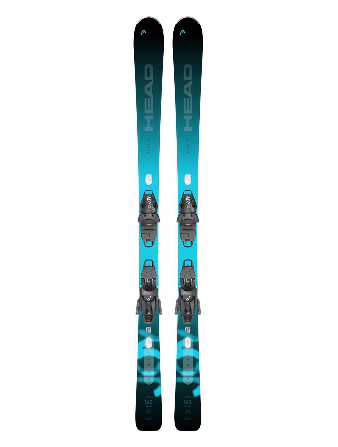 Head, e-super Joy SW + Joy 11 GW skis women Blue 