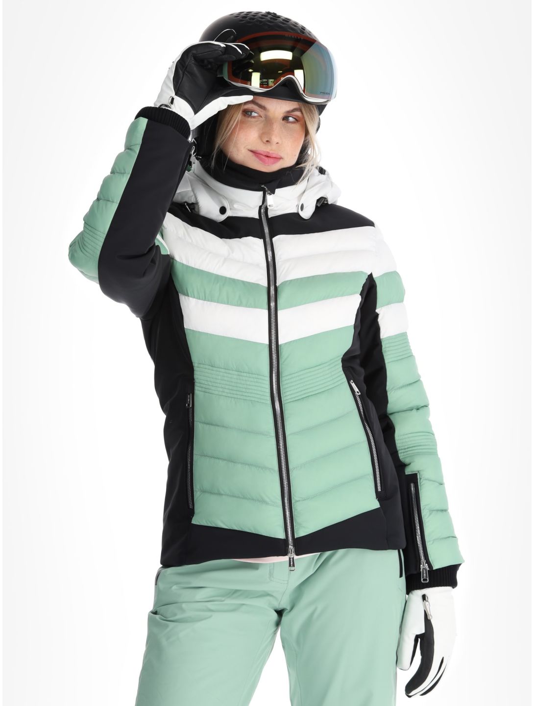 Head, Immensity ski jacket women Nile Green green 