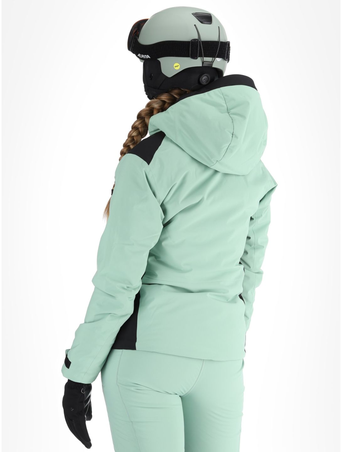 Head, Joy ski jacket women Nile Green green 