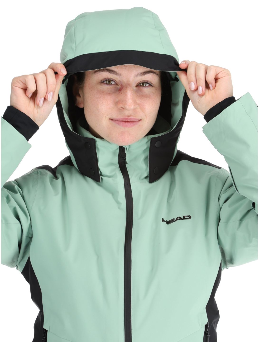 Head, Joy ski jacket women Nile Green green 