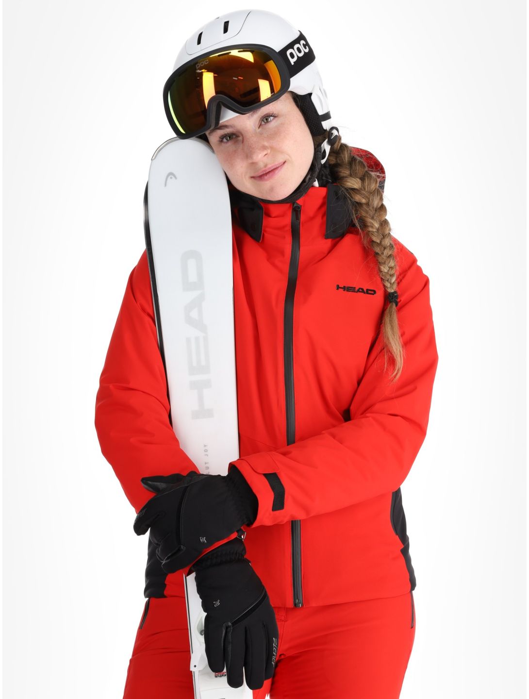 Head, Joy ski jacket women Red red 