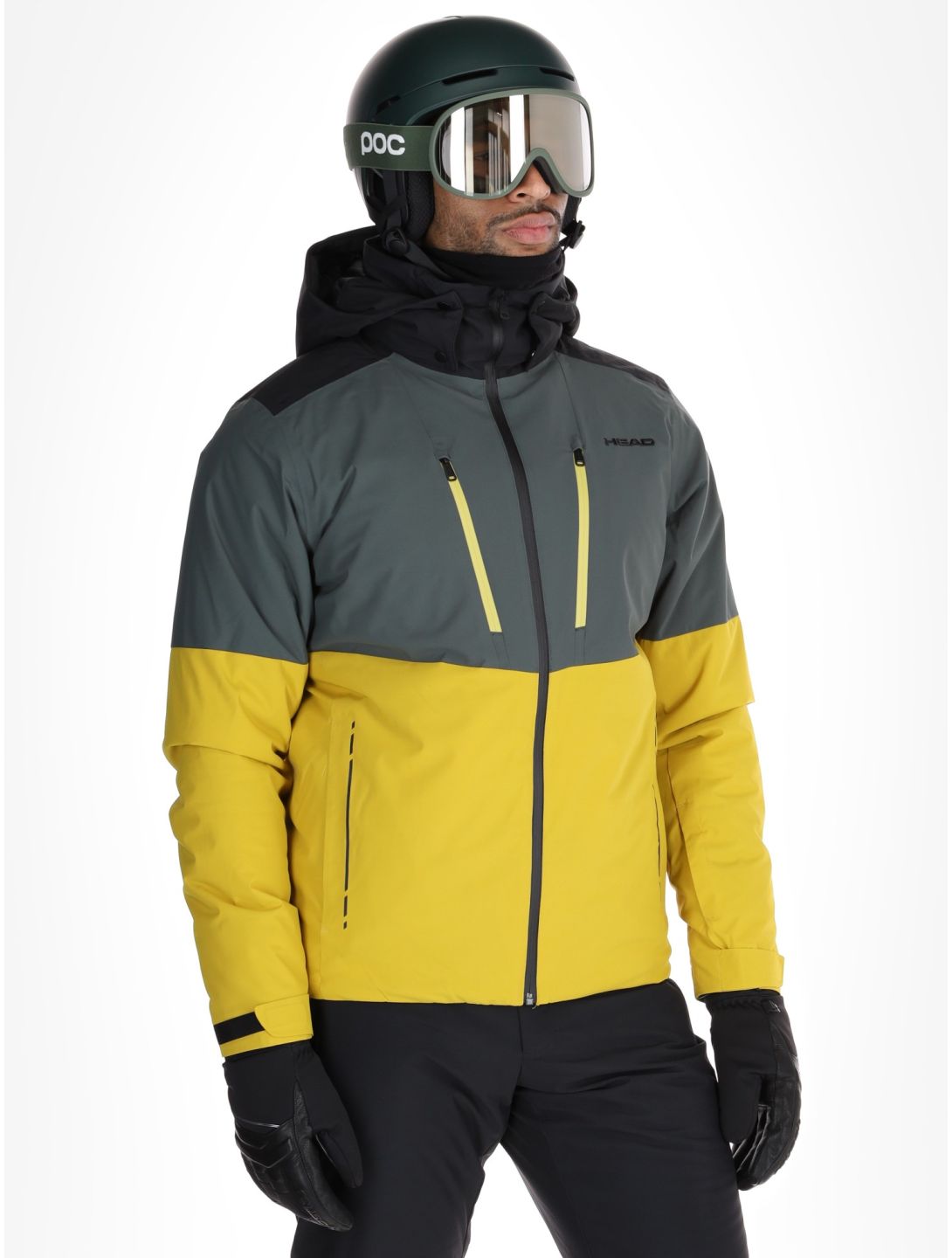 Head, Neo ski jacket men Olive green 