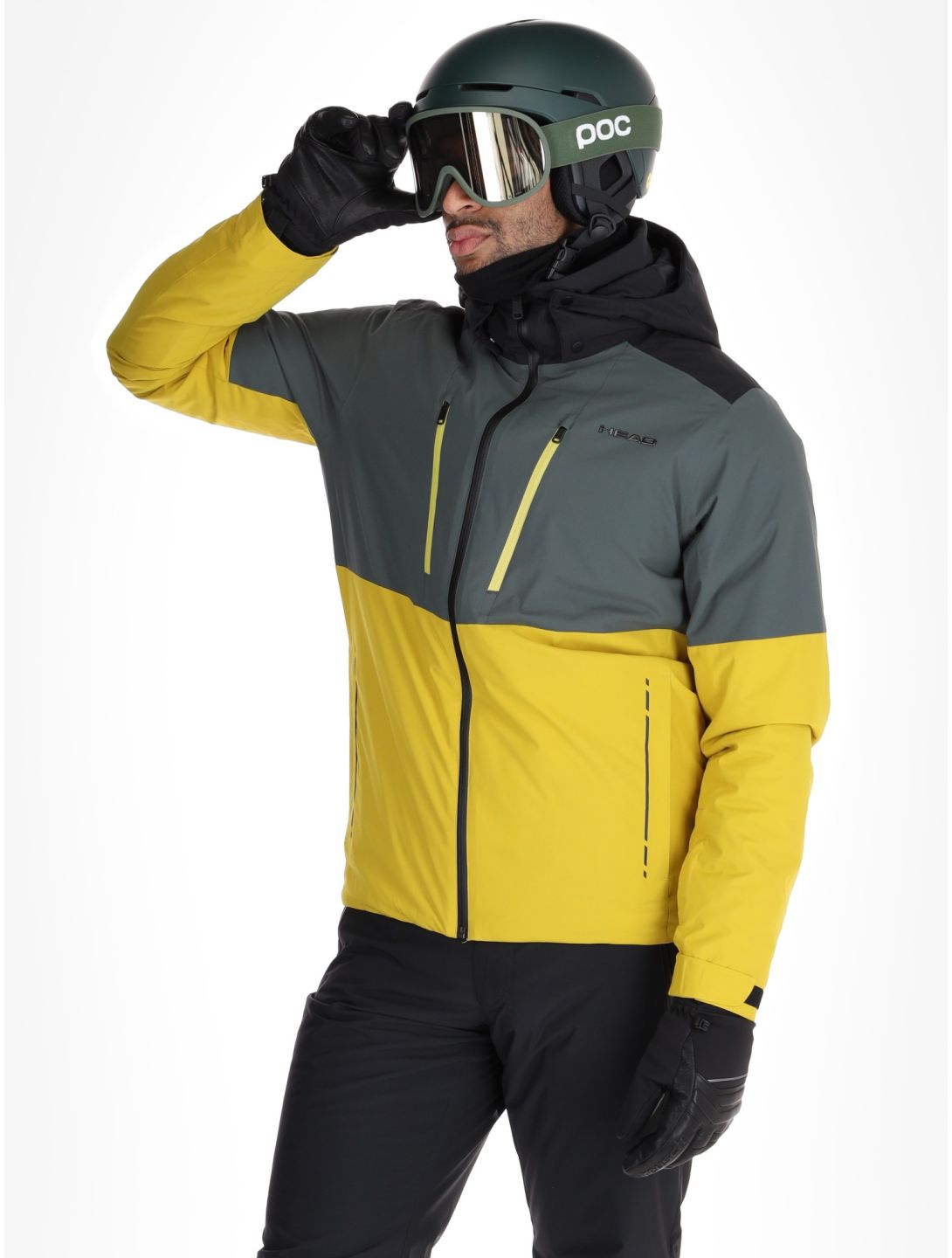 Head, Neo ski jacket men Olive green 