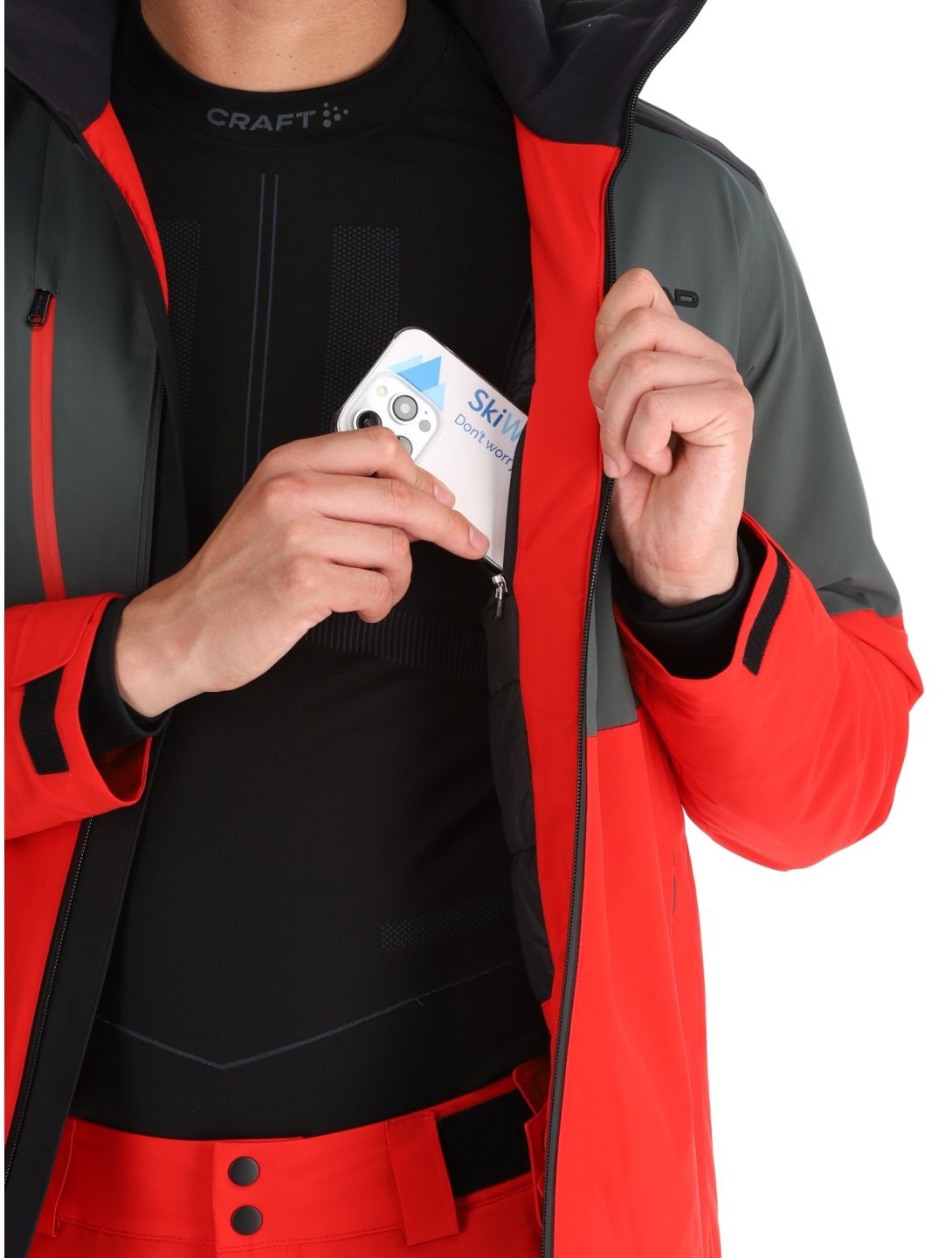 Head, Neo ski jacket men Red red 