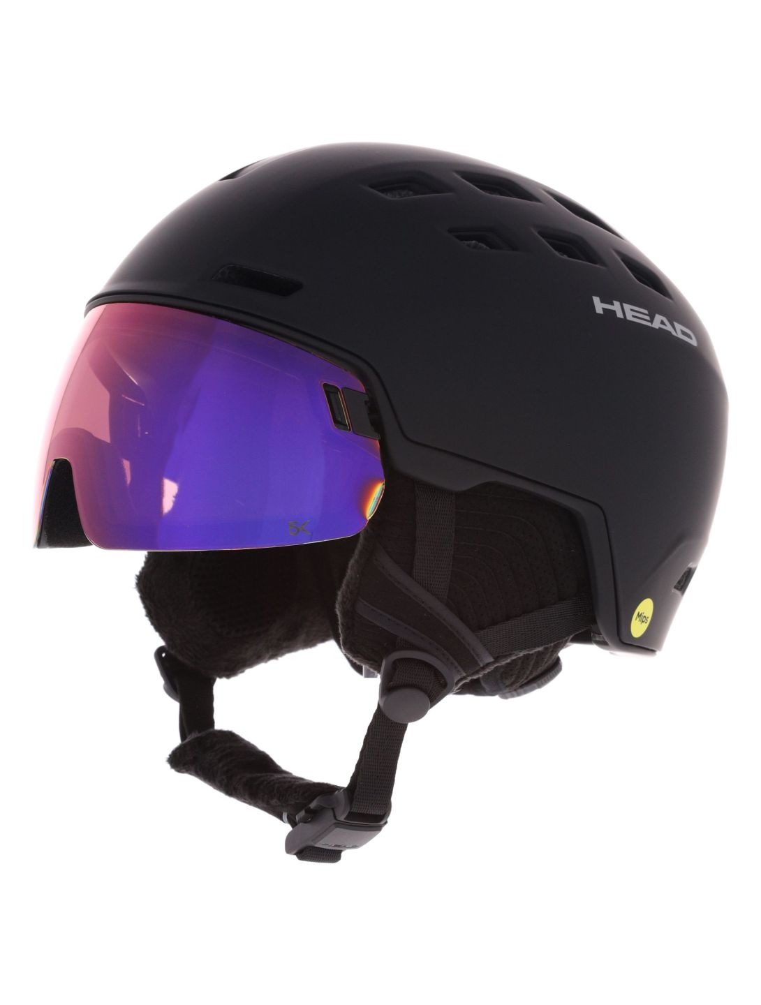 Head, Radar 5K MIPS ski helmet with visor unisex Black black 