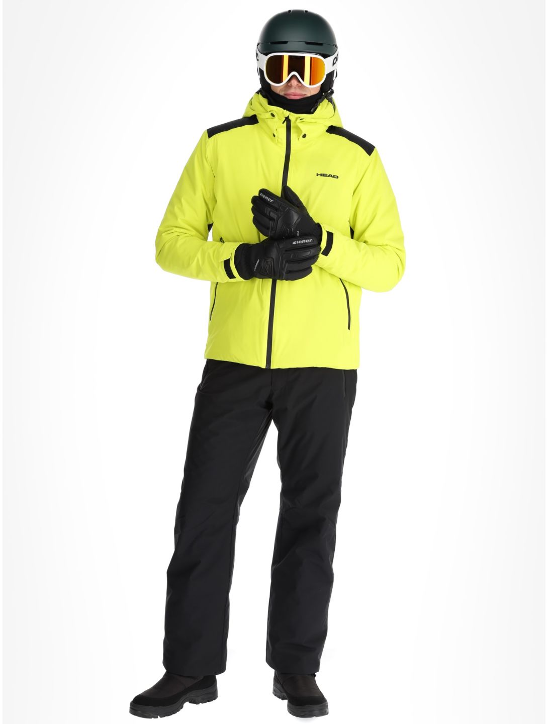 Head, Supershape ski jacket men Lime green 