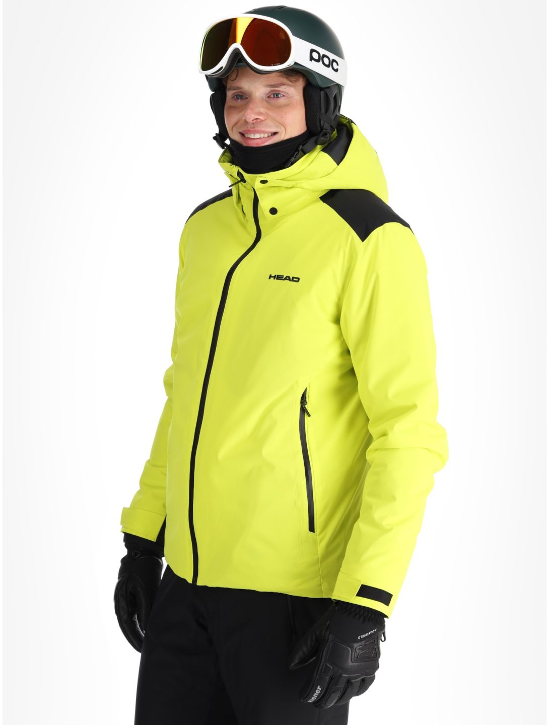 Head, Supershape ski jacket men Lime green 