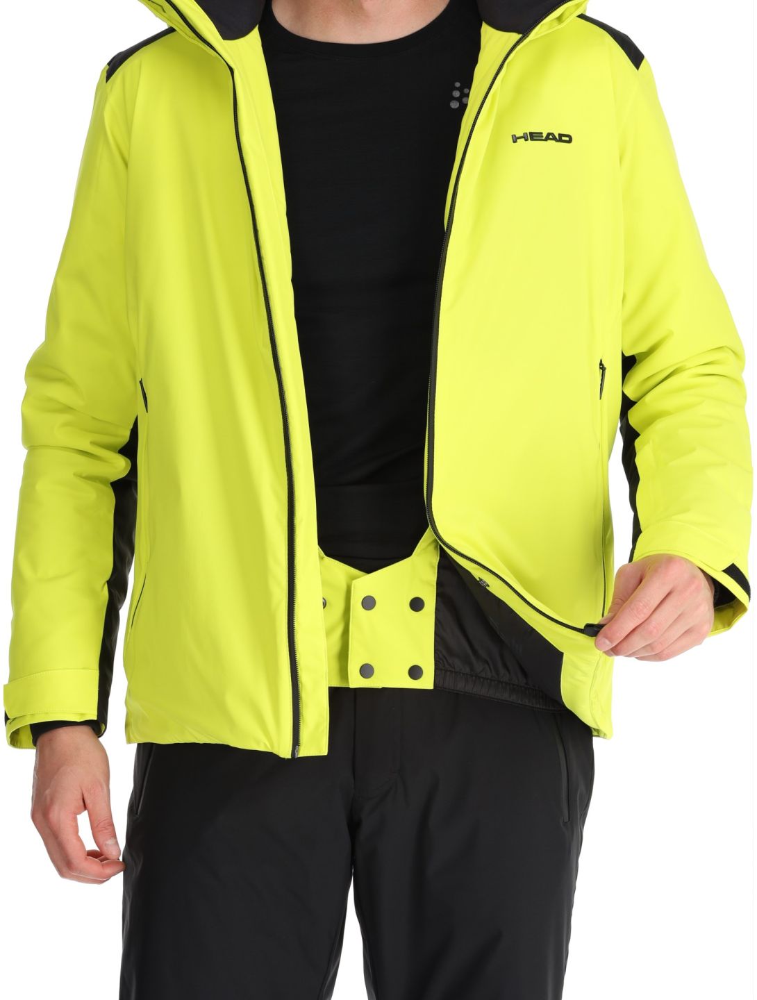 Head, Supershape ski jacket men Lime green 