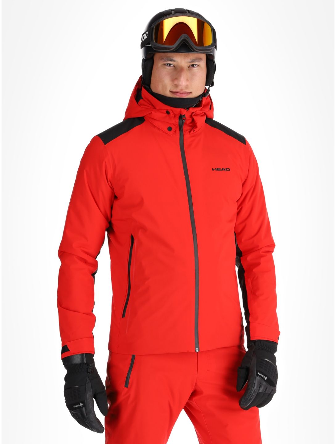 Head, Supershape ski jacket men Red red 