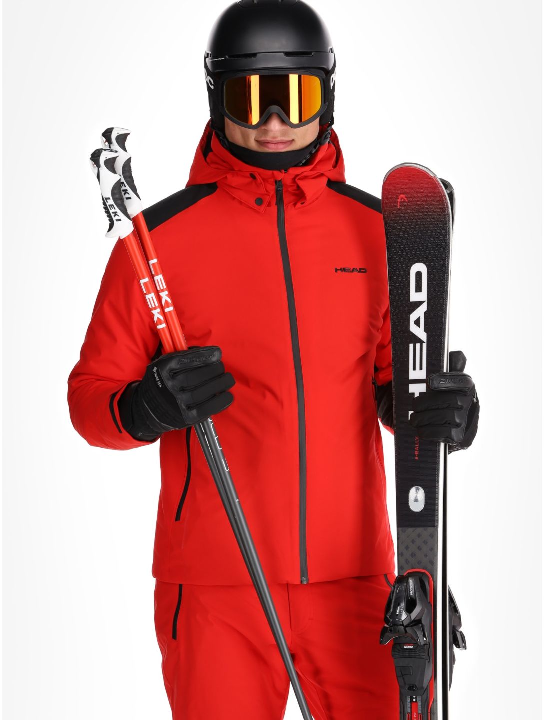 Head, Supershape ski jacket men Red red 