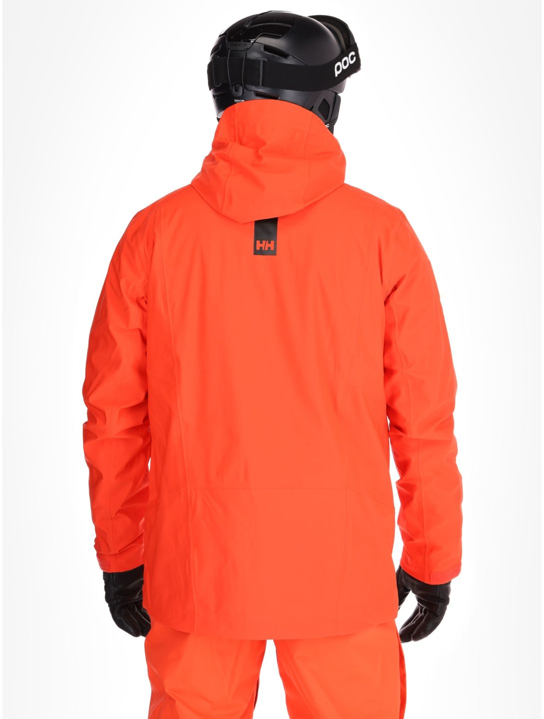 Helly Hansen, Alpha 3L Long Shell hardshell ski jacket men Cherry Tomato orange 